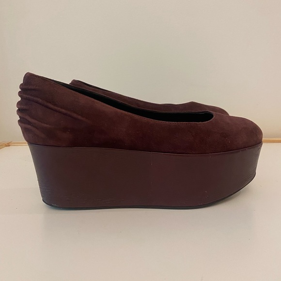 WON HUNDRED SUEDE MULES W/38 - Picture 3 of 4